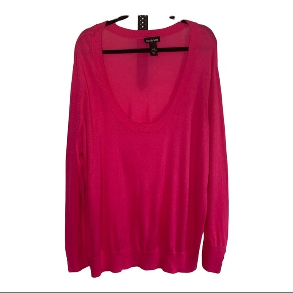 Lane Bryant Pink Sweater Sz 26/28 - Picture 1 of 5